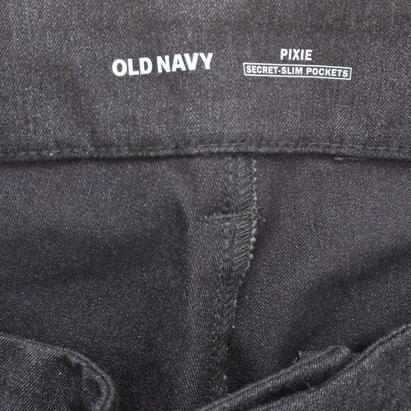 Old Navy Women's Pixie Slim Pockets Pants • Plus Size 18 • Dark Heather Grey - Picture 8 of 10